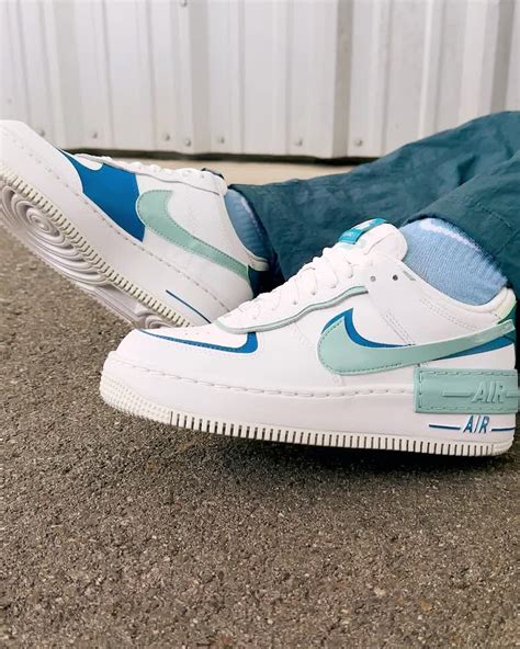 nike air force shadow farbig|Nike Air Force 1 shadow trainers stone and blue.